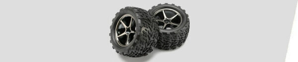 Tyres & Wheels Slash 1/16 / VXL