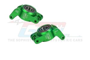 Aluminum 7075 Alloy Front Steering Block Upgrade For Arrma 1/14 Mojave GROM RC Truck (Blue) - Includes Bearings - View #9