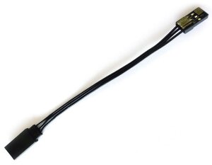 HSPEED HSPC221 Servokabel Verlängerung JR 100mm schwarz