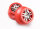 Traxxas TRX6872A Cerchio a raggi sdoppiati tipo Beadlock 2,2 rosso cromo (2 pz.)