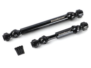 Boom Racing BRX029043 KUDU Heavy-Duty 67-80mm & 98-113mm Steel CVD Center Drive Shaft (2) for BRX02 88