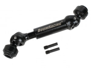 Boom Racing BRKD003-69 KUDU Heavy-Duty 59-67mm Steel CVD Center Drive Shaft (1) Black