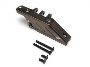 Boom Racing BR247019GM Aluminum Rear Offset Axle Link Mount Gun Metal for Axial Wraith