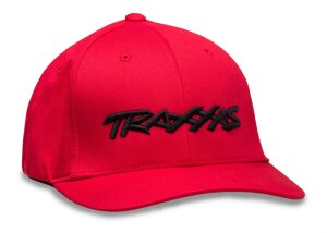 Traxxas TRX1188-Rouge-LXL TRAXXAS LOGO HAT Rouge LARGE/EXT