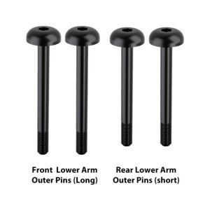 GPM-LMB5556/PIN-BK Medium Carbon Steel Front And Rear Lower Arm Outer Pins für TEAM LOSI 1/24 Micro-B 2WD Buggy LOS00007