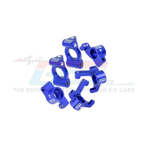 GPM Racing Blocchi Caster Anteriori In Alluminio Nero Per Losi Micro B It 192363