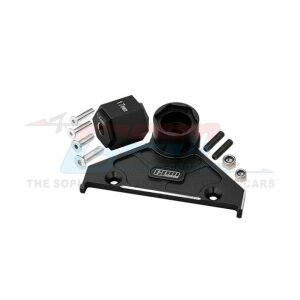 Aluminum Alloy Spare Tire Mount Bracket For Axial 1/6 SCX6 Jeep Wrangler — 10pc Set (Black) - View #3