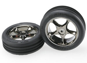 Traxxas tyres + rims mounted (2 pcs.)
