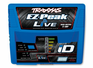 Traxxas TRX2971GX Chargeur rapide EZ-Peak LIVE 12-Amp NiMH-Lipo iD, Bluetooth 2971G