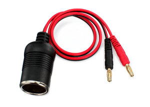 Traxxas adapter cable cigarette lighter/4mm plug 12 Volt