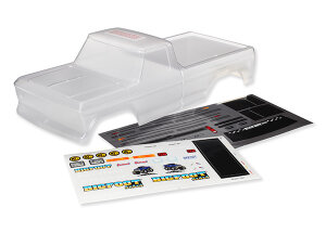 Traxxas Grill & Decals Set – Chrom Zubehör Für Bigfoot RC Auto, Inkl. Klebeband & Montagehilfe