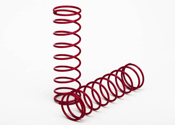 Traxxas TRX3758R Spring front (Red ) (2)