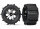 Traxxas TRX4175 Paddle tyres on rim 28 All-Star chrome black TSM rate (2 pcs.)