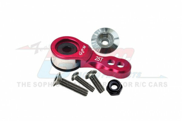 Alu Servo Saver Für 25T Spline | Hi-Torque | Schwarz | 1 Stück