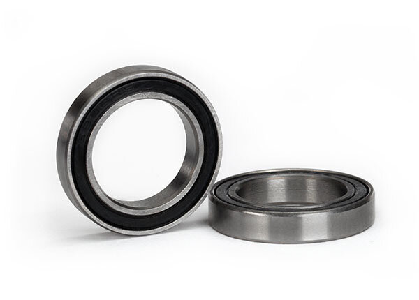 Traxxas TRX5106A ball bearing, black rubber gasket (15x24x5mm) (2)