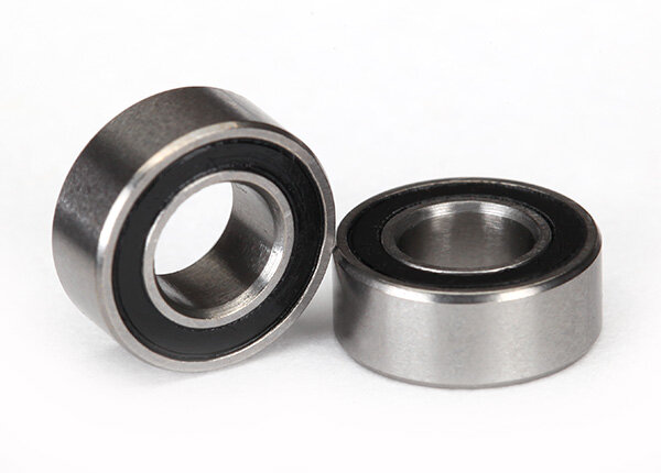Traxxas TRX5115A Ball bearing, black, rubber seal (5x10x4mm) (2)