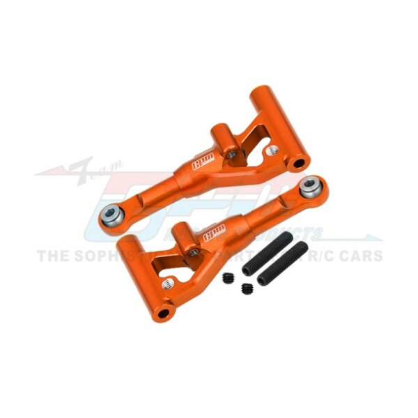 GPM Racing Aluminium 7075-T6 Front Knuckle Arms for Traxxas 1/8 4WD Sledge Monster Truck 95076-4 - 2Pc Set Blue GPM Racing Aluminium 7075-T6 Front Knuckle Arms for Traxxas 1/8 4WD Sledge Monster Truck 95076-4 - 2Pc Set Blue