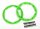 Traxxas TRX5664 anelli di protezione laterali cerchio verde Summit (2 pz.)