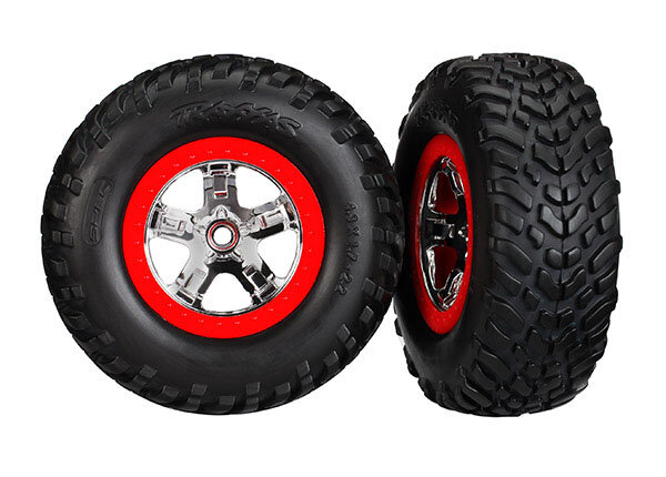 Traxxas tyre+rim mounted 2.2/3.0 S1-Compound Foam-Inlay Slash 2WD hi / 4x (2 pcs.)