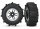 Traxxas TRX5891 Paddle tyre on rim SCT Split-Spoke satin chrome, beadlo (2 pcs.)