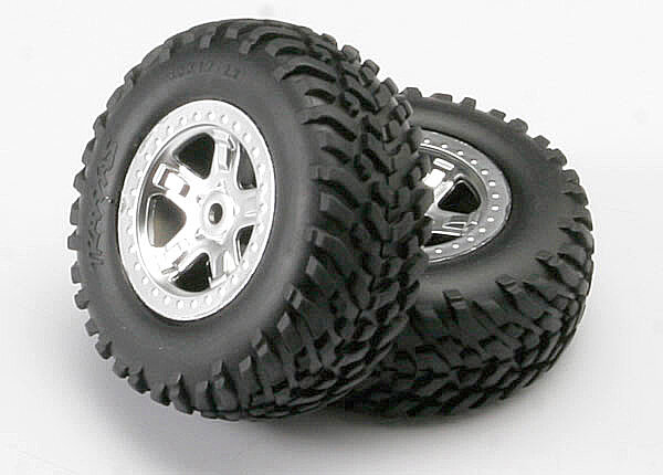 Traxxas tyres mounted on rim hint Slayer (2 pcs.)
