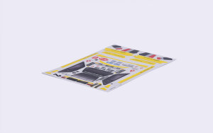 Carisma 16523 Carisma RC - GT24 - Audi Sport Quattro S1 - Decal Sheet Set - 1pc