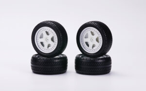 Carisma 16560 Carisma RC - M48S - R32 Wheels & Tires - Mounted - Set 4 Pcs