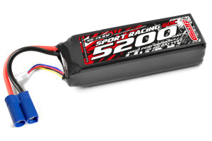Team Corally C-49232-EC5 Team Corally - Power Racing 60C - 5200MAH - 4S - 14,8V - EC-5 - Semi-Soft Case