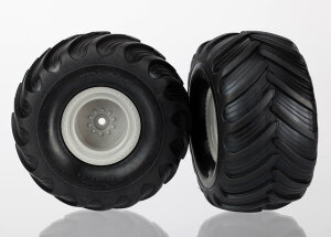 Traxxas tyres on rim 1:16 Grave Digger (2 pcs.)