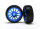 Traxxas Slick-Reifen auf Felge blau (2 Stk.)