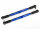 Traxxas TRX7748X Barra Toe-in X-Maxx blu in alluminio 7075-T6