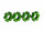 Traxxas TRX7756G Ruota motrice, esagonale, in lega (anodizzata verde) (4)