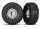 Traxxas TRX8177 Tyres on rim 1.9" chrome, Canyon Trail 1.9" tyres, centre (2 pcs.)