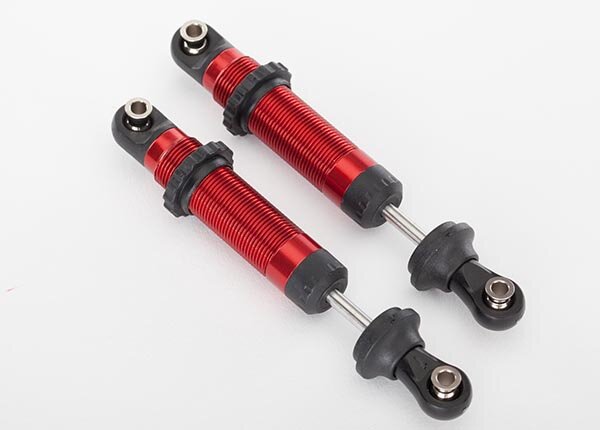 Traxxas TRX8260R damper GTS hard-anodised, red mounted incl spring holder