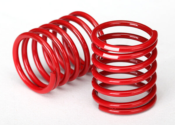 Traxxas TRX8366 Damper spring red (2.8 rate, white StTyre) (2) for Ford GT