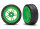 Traxxas TRX8373G Reifen auf Felgen verklebt Split-Spoke Felge grün vorn (2 Stk.)