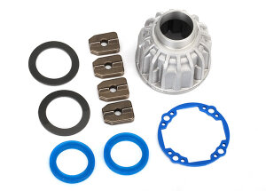 Traxxas TRX8581X diff drager legering vo-midden, diff...