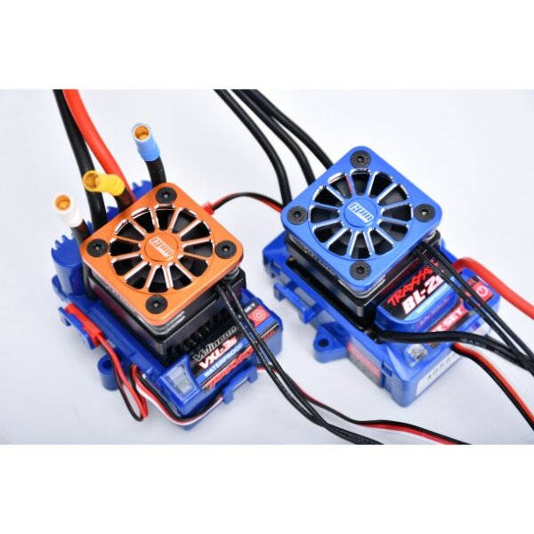 Dissipatore Blu Vxl-3S ESC Ventola Di Raffreddamento E Motore Ventola Di Traxxas Rustler 4x4 Vxl