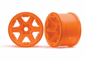 Traxxas TRX8671A wheel 38 orange 17mm mount (2 pcs.)