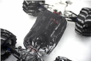 Dusty Motors TRXERVSMTSC Vuilbeschermer zwart voor Traxxas E-Revo/V2/Brushless, Summit