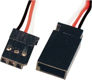 Robbe 46106 Verlängerungskabel Futaba 200mm 22Awg/0,32mm² 1Stk.