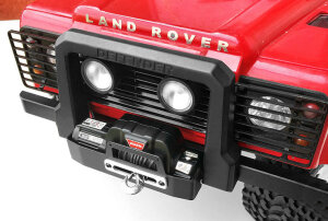 RC4WD VVV-C0125 Functional Metal Light und Winde Stoßfänger Für Land Rover Defende