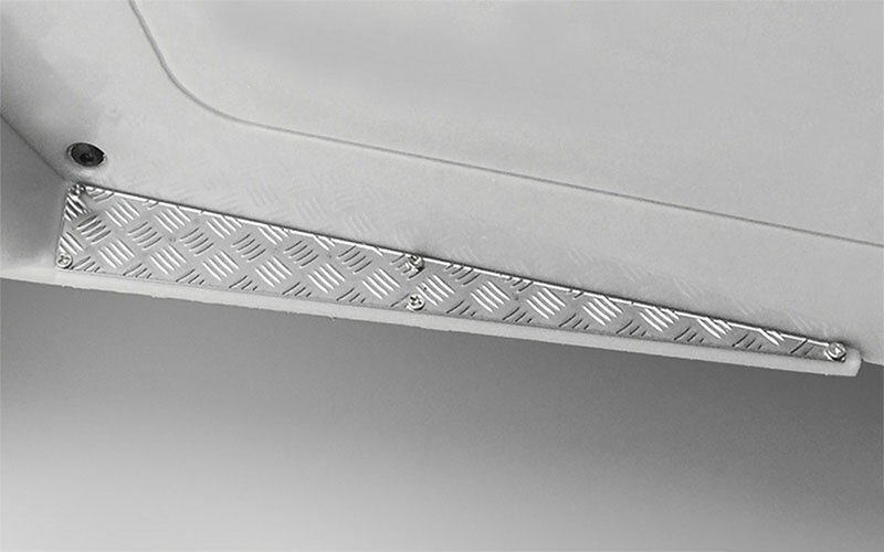 RC4WD VVV-C0134 Metal Side Diamond (A) Plates Pour Carrosserie Cruiser (Argent)
