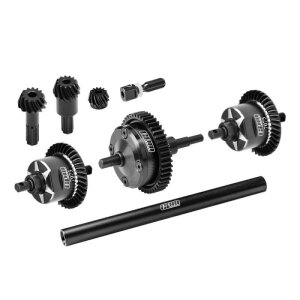 GPM TXMM3747BK Diffs kpl v/h + Mitte aus Carbon Stahl & Alu schwarz