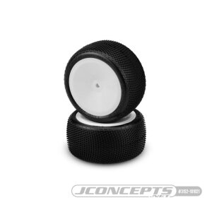 JConcepts JC-3152-101021 Fuzz Bite LP 2.2 Reifen hinten pink auf Felgen weiß (2)