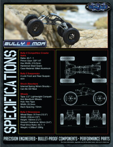 RC4WD Z-K0056 Bully II MOA Competition Crawler készlet