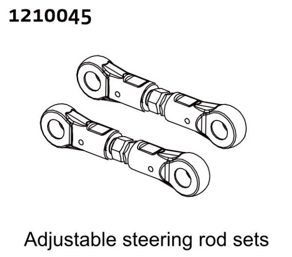 Set De Pontets Amortisseurs En Aluminium Absima AMT Off-road – Avant/Arrière (1230391)
