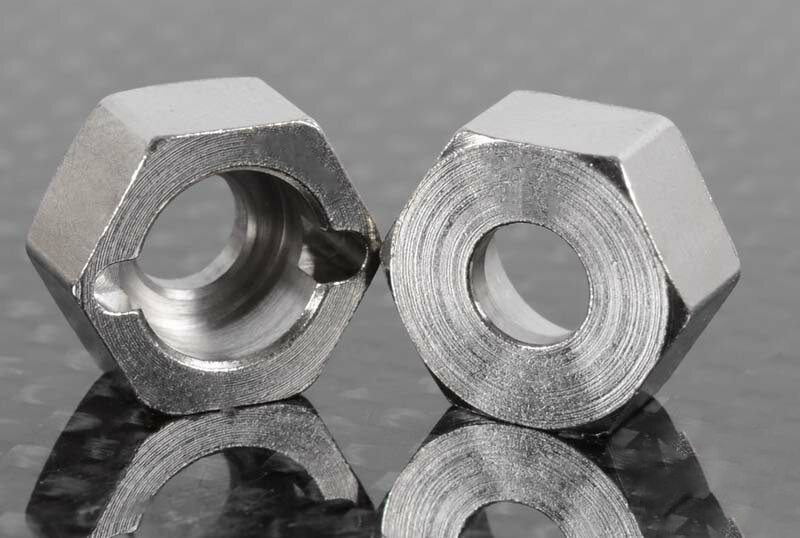 4x Alluminio 17mm Esagonale 23mm Ruota Estensione