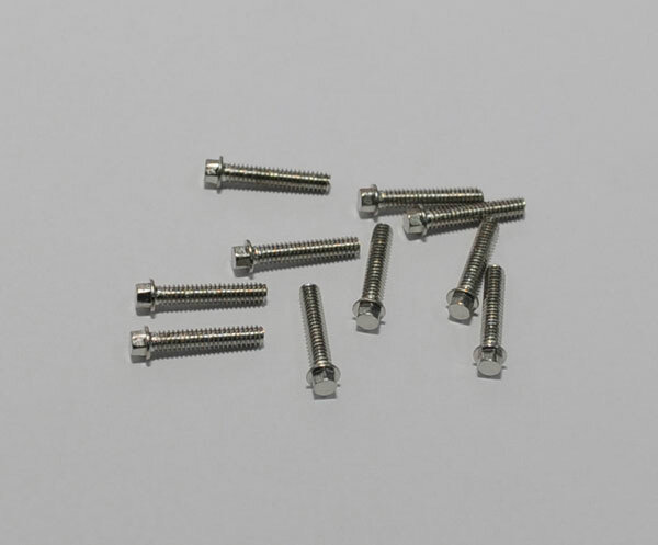 RC4WD Z-S0622 Mini Scale Hex Bolzen (M2 x 10mm) (Silber )