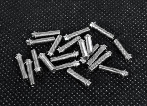 RC4WD Z-S0691 Mini bullone esagonale (M3x12mm) (argento)